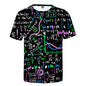 Camisa com Fórmulas de Química, Matemática, Física e Biologia
