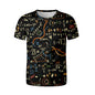 Camisa com Fórmulas de Química, Matemática, Física e Biologia