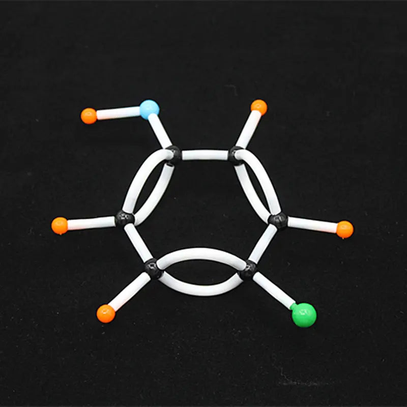 Modelo Molecular de Química Orgânica com Tubo Pequeno e Portáteis