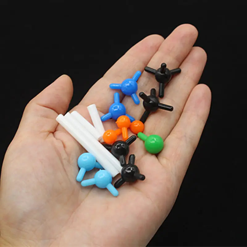 Modelo Molecular de Química Orgânica com Tubo Pequeno e Portáteis