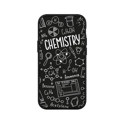 Capa de Celular de Química, Matemática e Física para Apple iPhone 16 15 14 13 12 11 Pro Max 6 6S Plus + SE 14+ 16