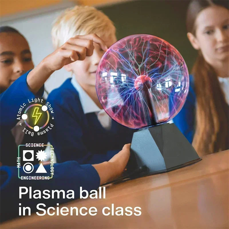 Bola de Plasma LED com flash Eletrostático