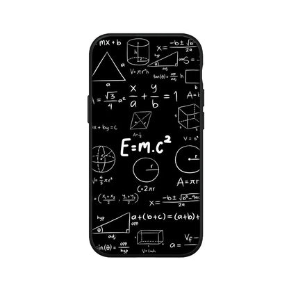 Capa de Celular de Química, Matemática e Física para Apple iPhone 16 15 14 13 12 11 Pro Max 6 6S Plus + SE 14+ 16