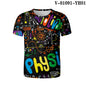 Camisa com Fórmulas de Química, Matemática, Física e Biologia