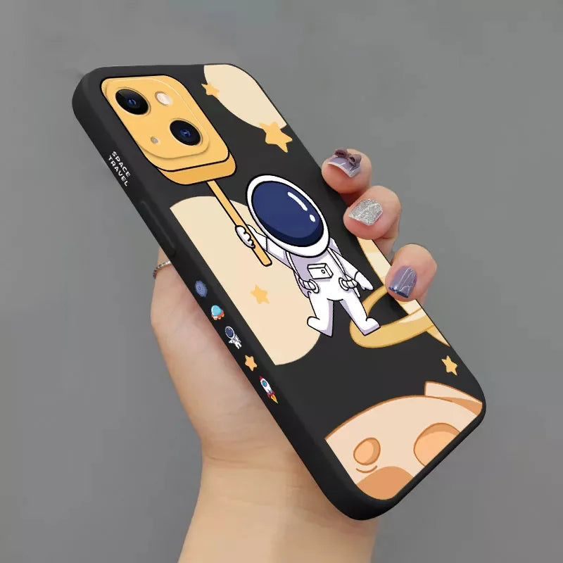 Capa de Astronomia/Astronalta para iPhone 14 Pro Max, iPhone 11, iPhone 13 12 XS Max X 7 8 Plus