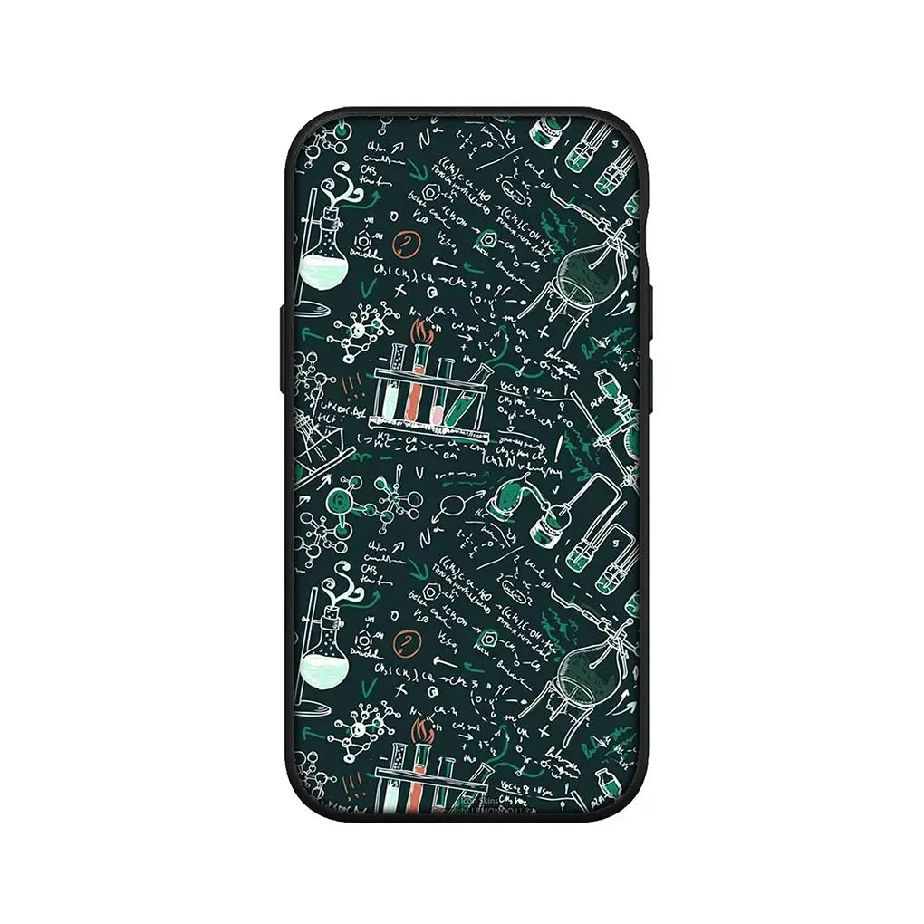 Capa de Celular de Química, Matemática e Física para Apple iPhone 16 15 14 13 12 11 Pro Max 6 6S Plus + SE 14+ 16