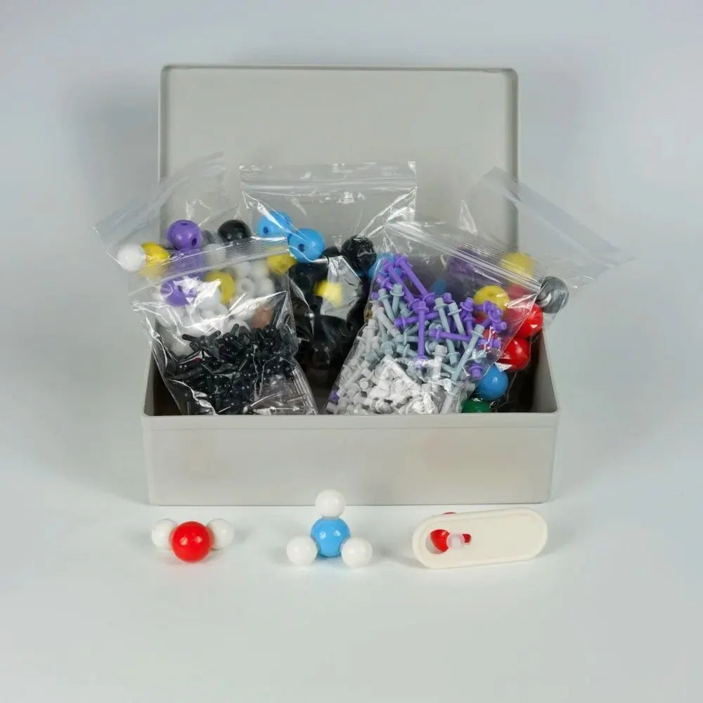 Kit de Modelo Molecular de Química com Ligações Inorgânicos e Orgânicas