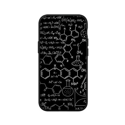 Capa de Celular de Química, Matemática e Física para Apple iPhone 16 15 14 13 12 11 Pro Max 6 6S Plus + SE 14+ 16
