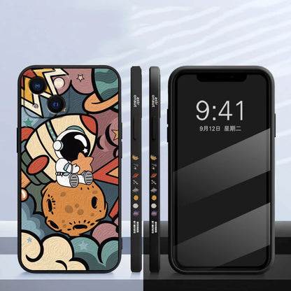 Capa de Astronomia/Astronalta para iPhone 14 Pro Max, iPhone 11, iPhone 13 12 XS Max X 7 8 Plus