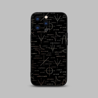 Capa de Física, Química e Matemática para iphone 15,14,13,12,11 Plus,Pro,Max,XR,XS,X,7,8 Plus,SE,Mini Silicone Macio