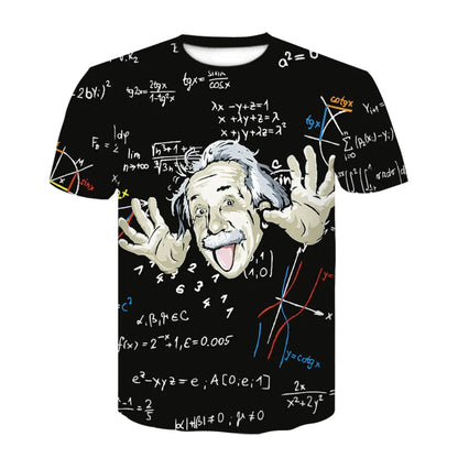 Camisa com Fórmulas de Química, Matemática, Física e Biologia