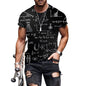 Camisa com Fórmulas de Química, Matemática, Física e Biologia