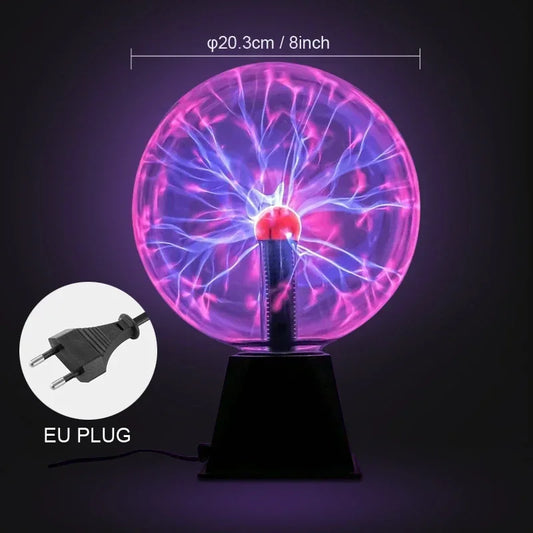 Bola de Plasma LED com flash Eletrostático